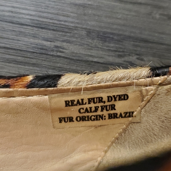 ***SOLD*** Kate Spade calf fur flats size 9.5 - Picture 7 of 8